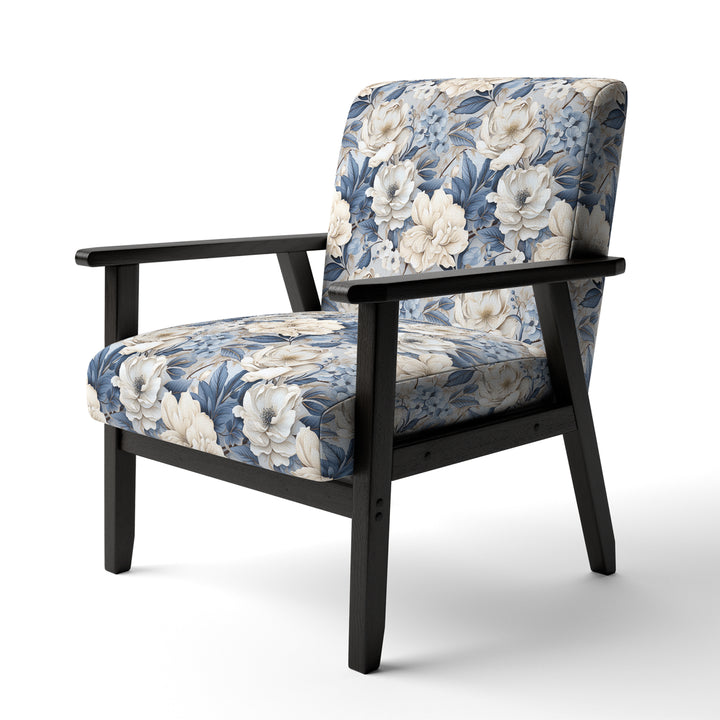 Ethereal Shadows Moody Patterns - Cottage Accent Slipper Chair