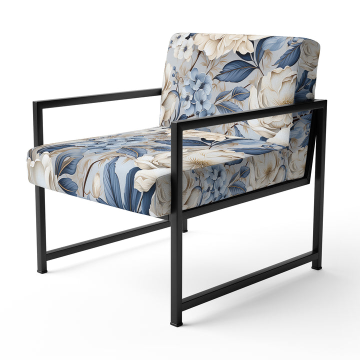 Ethereal Shadows Moody Patterns - Cottage Accent Slipper Chair