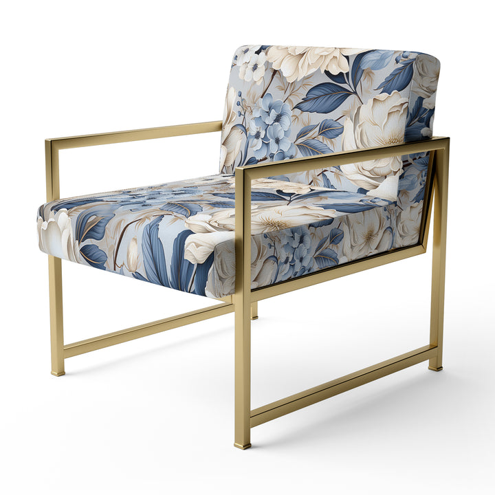 Ethereal Shadows Moody Patterns - Cottage Accent Slipper Chair