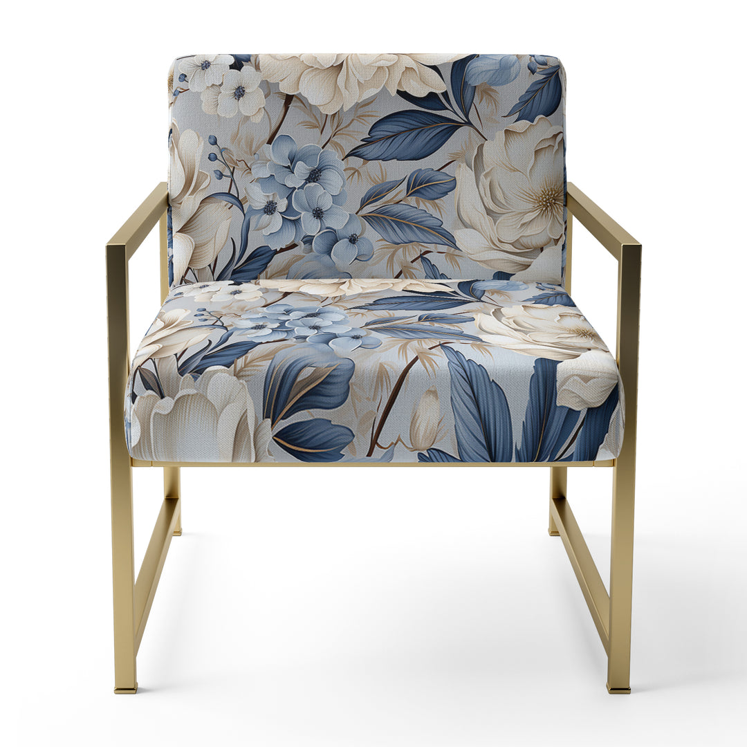 Ethereal Shadows Moody Patterns - Cottage Accent Slipper Chair