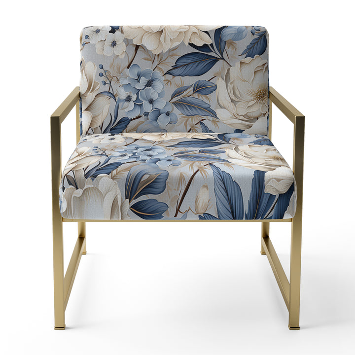 Ethereal Shadows Moody Patterns - Cottage Accent Slipper Chair