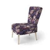 Gothic Botanicals Moody Patterns - Upholstered Cottage Accent Chairs