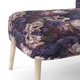 Gothic Botanicals Moody Patterns - Upholstered Cottage Accent Chairs