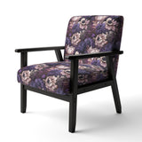 Gothic Botanicals Moody Patterns - Upholstered Cottage Accent Chairs