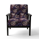 Gothic Botanicals Moody Patterns - Upholstered Cottage Accent Chairs
