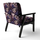 Gothic Botanicals Moody Patterns - Upholstered Cottage Accent Chairs