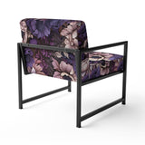 Gothic Botanicals Moody Patterns - Upholstered Cottage Accent Chairs