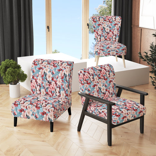 Cherry Blossom Bliss - Oriental Arm Chair