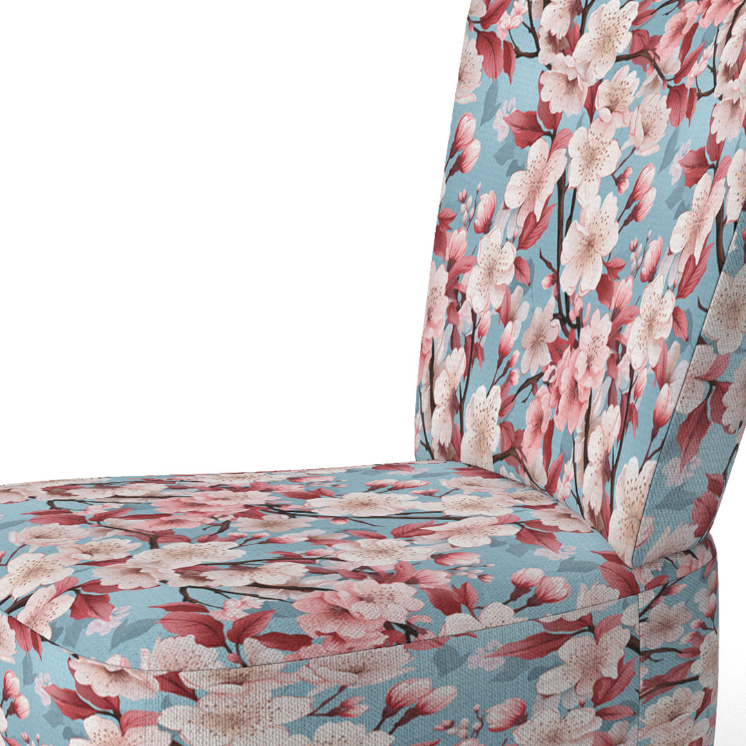 Cherry Blossom Bliss - Oriental Arm Chair