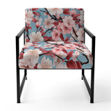 Cherry Blossom Bliss - Oriental Arm Chair