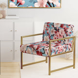 Cherry Blossom Bliss - Oriental Arm Chair
