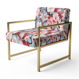 Cherry Blossom Bliss - Oriental Arm Chair