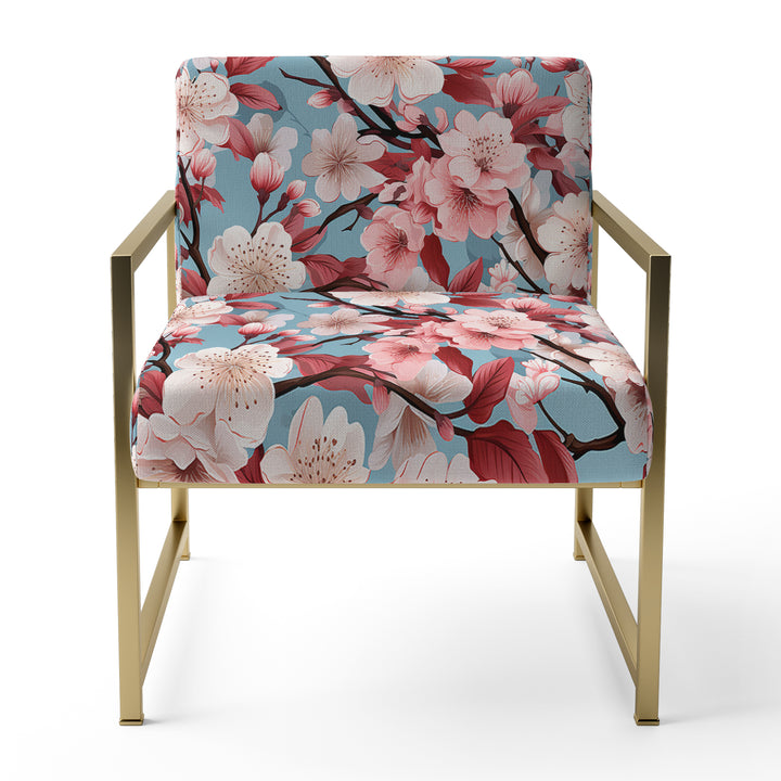 Cherry Blossom Bliss - Oriental Arm Chair