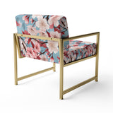 Cherry Blossom Bliss - Oriental Arm Chair