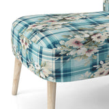 Coastal Comfort Paisley Pattern - Glam Accent Slipper Chair