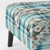Coastal Comfort Paisley Pattern - Glam Accent Slipper Chair