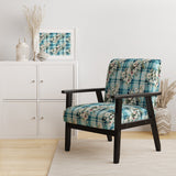 Coastal Comfort Paisley Pattern - Glam Accent Slipper Chair