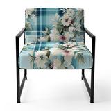 Coastal Comfort Paisley Pattern - Glam Accent Slipper Chair