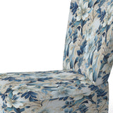 Coastal Retreat Paisley Pattern - Upholstered Glam Accent Chairs
