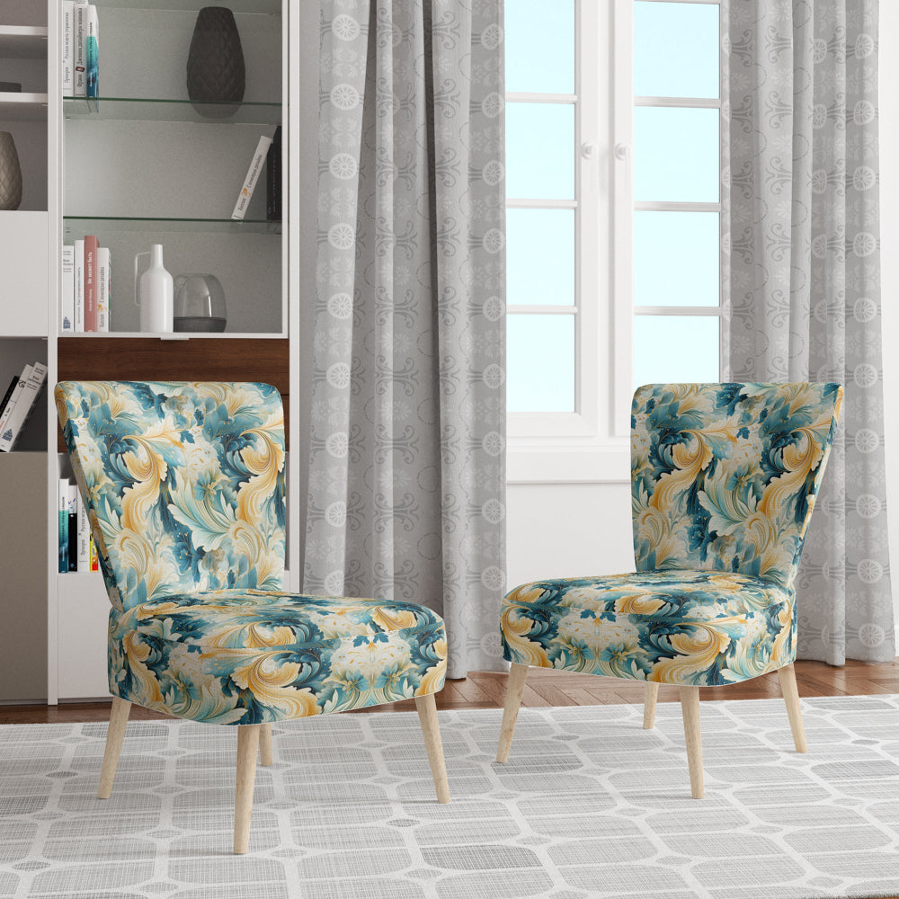 Desert Mirage Paisley Pattern - Glam Arm Chair
