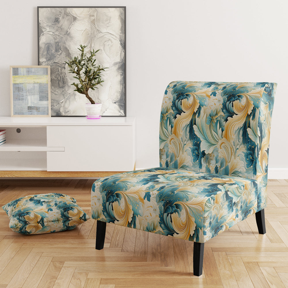 Desert Mirage Paisley Pattern - Glam Arm Chair