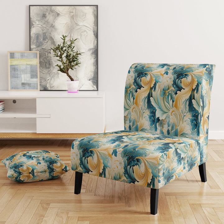 Desert Mirage Paisley Pattern - Glam Arm Chair