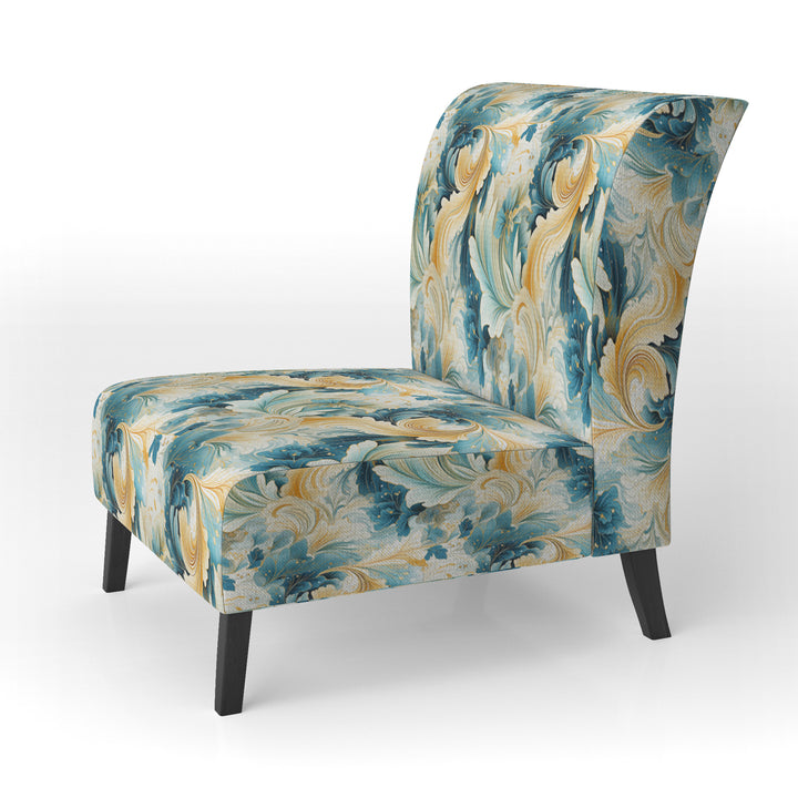 Desert Mirage Paisley Pattern - Glam Arm Chair