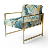 Desert Mirage Paisley Pattern - Glam Arm Chair