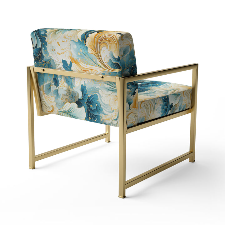 Desert Mirage Paisley Pattern - Glam Arm Chair