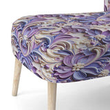 Purple Lavender Persian Paisleys- Upholstered Accent Chair