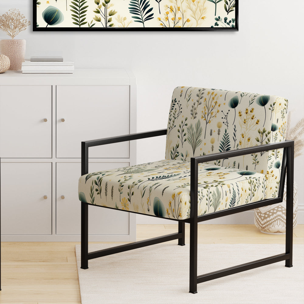 Botanical Harmony - Bohemian Arm Chair
