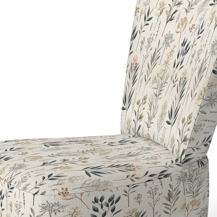 Botanical Sketched - Bohemian Accent Side Chair