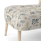Botanical Sketched - Bohemian Accent Side Chair