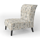 Botanical Sketched - Bohemian Accent Side Chair