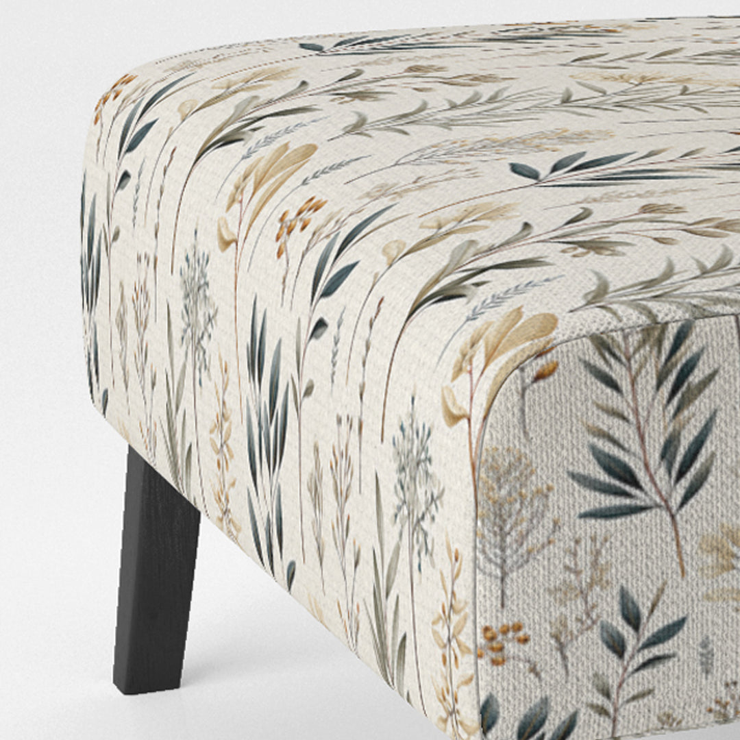Botanical Sketched - Bohemian Accent Side Chair
