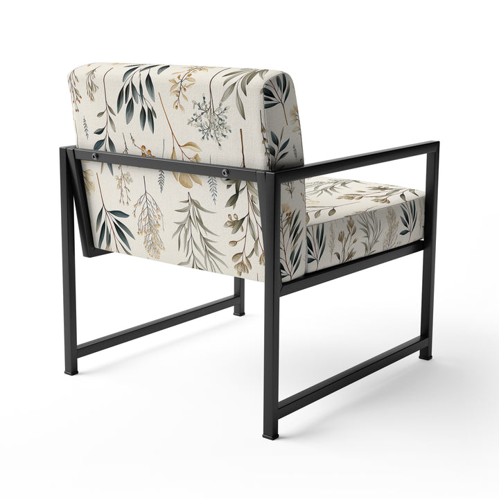 Botanical Sketched - Bohemian Accent Side Chair