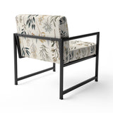 Botanical Sketched - Bohemian Accent Side Chair