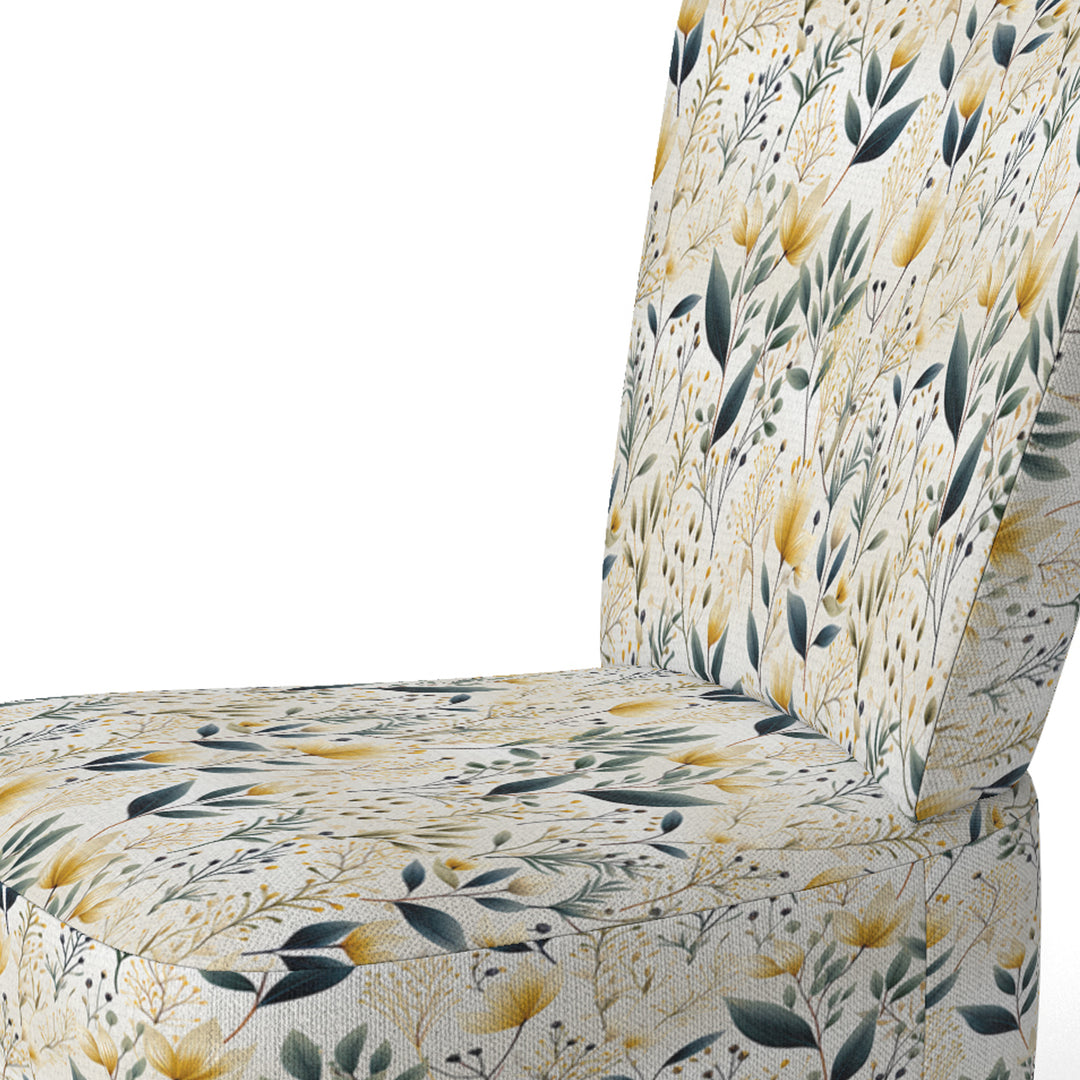Earthy Flora - Upholstered Bohemian Accent Chairs