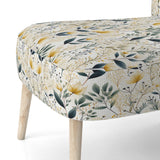 Earthy Flora - Upholstered Bohemian Accent Chairs
