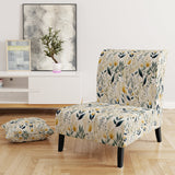 Earthy Flora - Upholstered Bohemian Accent Chairs