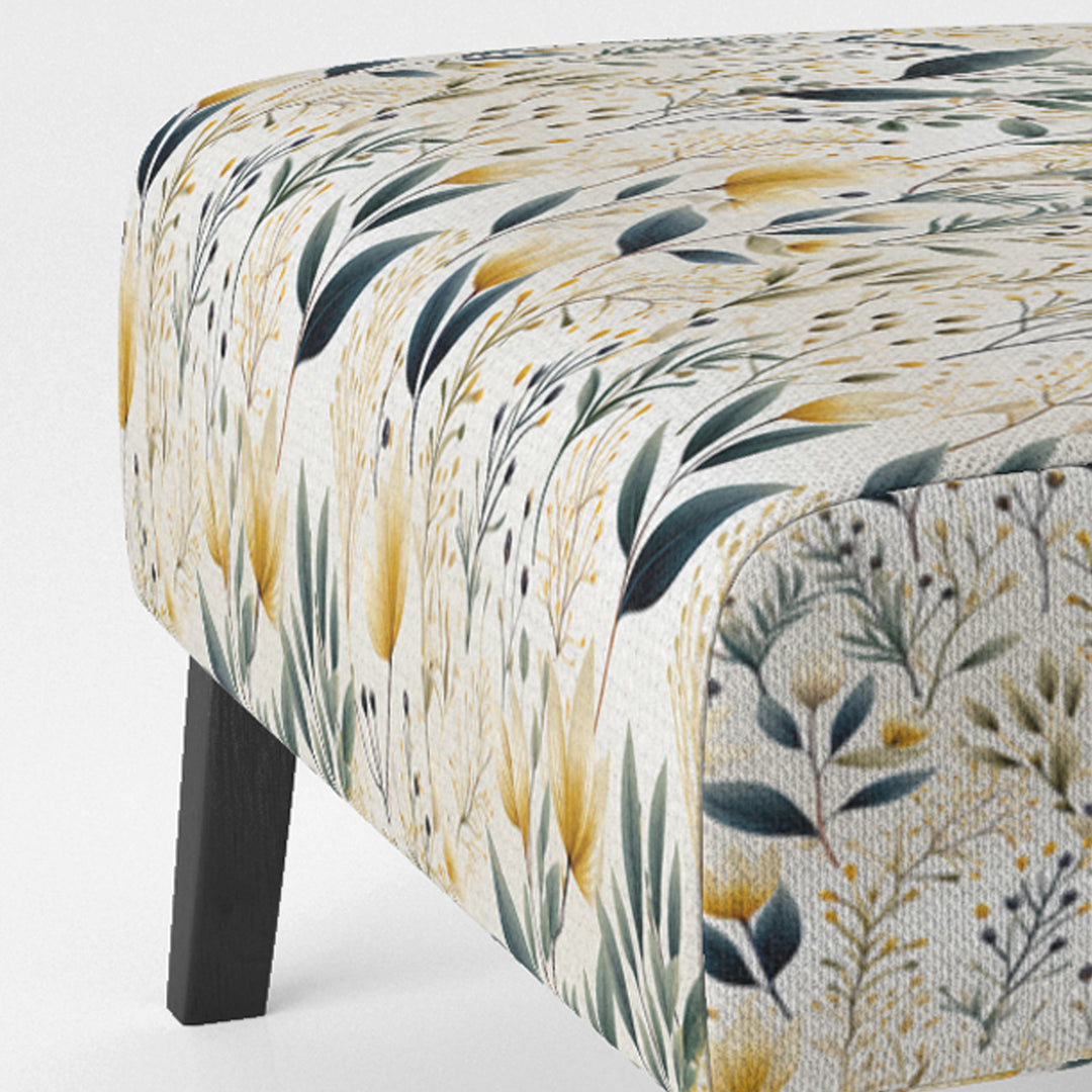 Earthy Flora - Upholstered Bohemian Accent Chairs