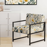 Earthy Flora - Upholstered Bohemian Accent Chairs