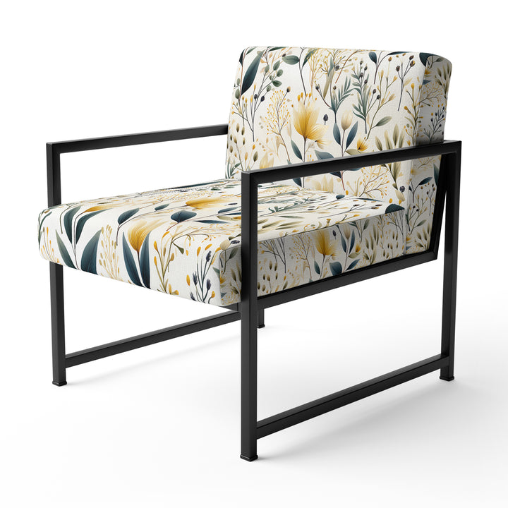Earthy Flora - Upholstered Bohemian Accent Chairs