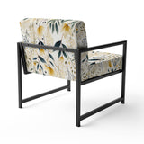 Earthy Flora - Upholstered Bohemian Accent Chairs
