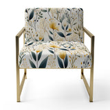 Earthy Flora - Upholstered Bohemian Accent Chairs