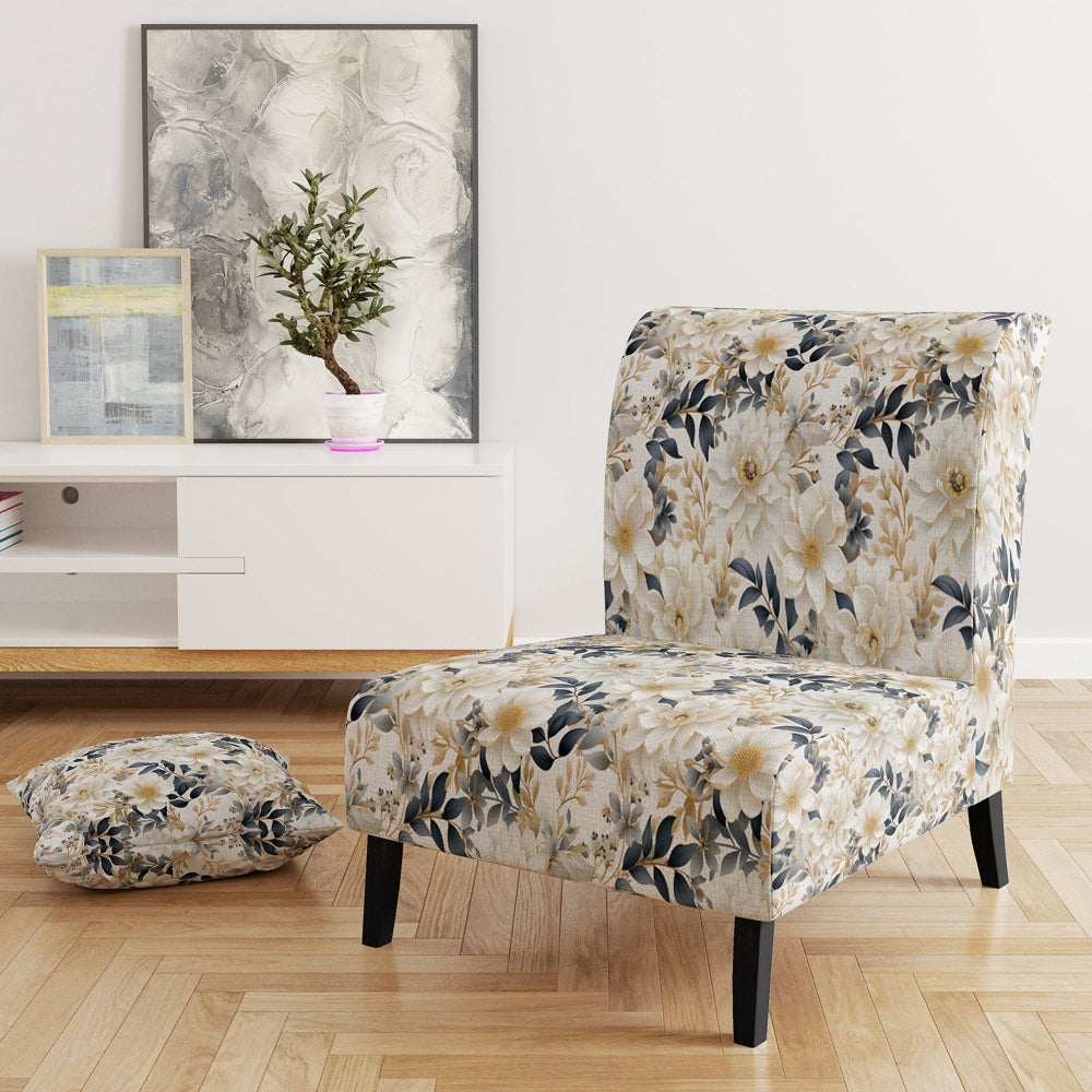 Ethereal Blooms - Bohemian Arm Chair