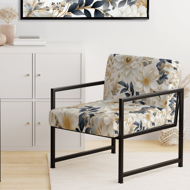Ethereal Blooms - Bohemian Arm Chair