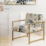Ethereal Blooms - Bohemian Arm Chair