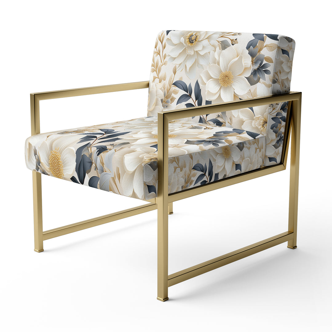 Ethereal Blooms - Bohemian Arm Chair