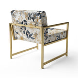 Ethereal Blooms - Bohemian Arm Chair
